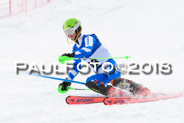 Bayerische Schülermeisterschaft Slalom 28.01.2018