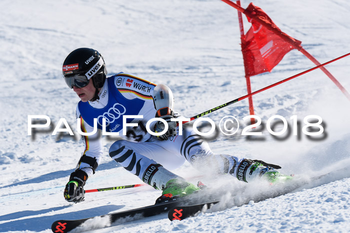 FIS Riesenslalom, Damen + Herren, Oberjoch, Bay. Jugendmeisterschaft, 14.02.2018