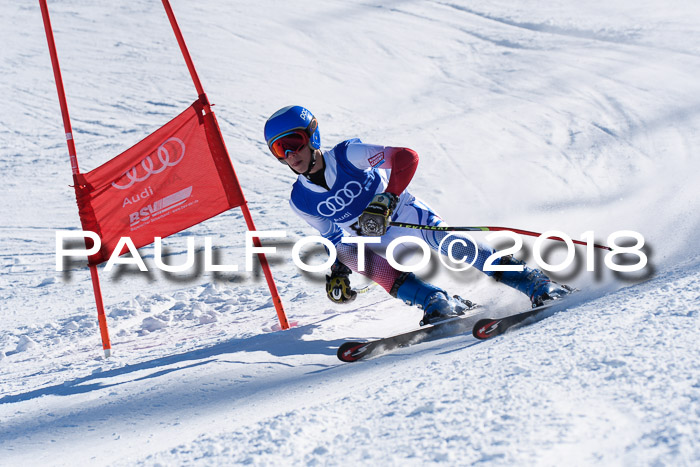 FIS Riesenslalom, Damen + Herren, Oberjoch, Bay. Jugendmeisterschaft, 14.02.2018