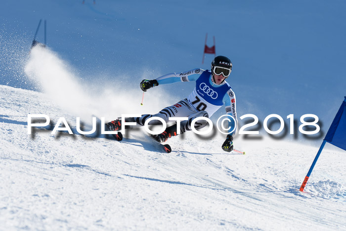 FIS Riesenslalom, Damen + Herren, Oberjoch, Bay. Jugendmeisterschaft, 14.02.2018