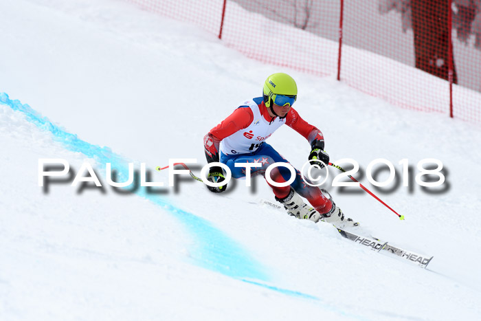 FIS, Int. Dt. Meisterschaft Super-G, NC,  Damen + Herren, 23.03.2018
