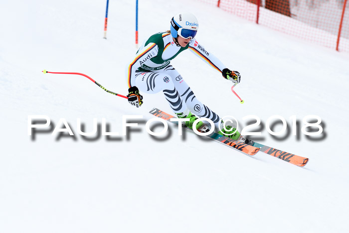 FIS, Int. Dt. Meisterschaft Super-G, NC,  Damen + Herren, 23.03.2018