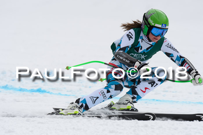 FIS, Int. Dt. Meisterschaft Super-G, NC,  Damen + Herren, 23.03.2018