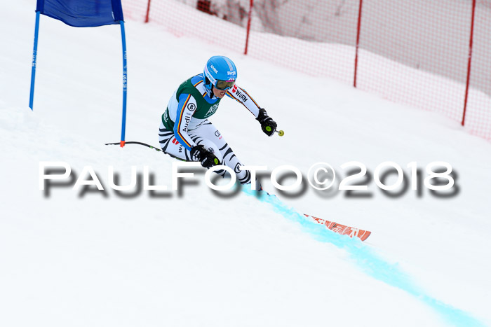 FIS, Int. Dt. Meisterschaft Super-G, NC,  Damen + Herren, 23.03.2018