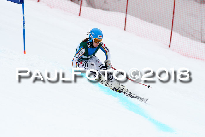 FIS, Int. Dt. Meisterschaft Super-G, NC,  Damen + Herren, 23.03.2018