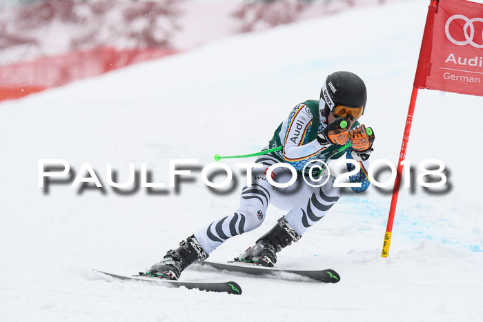 FIS, Int. Dt. Meisterschaft Super-G, NC,  Damen + Herren, 23.03.2018