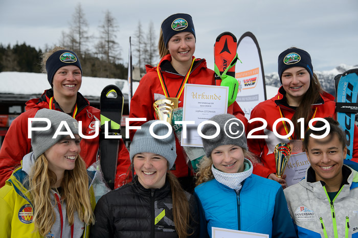Dt. Schülercup U16 Finale,Slalom, 09.03.2019, Siegerehrungen DSC Technik