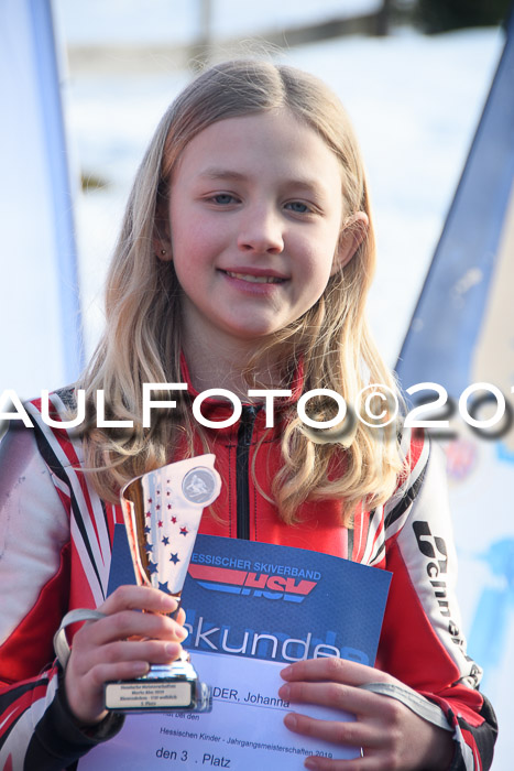Hessische Jahrgangs Meisterschaft 2019 Kinder U8 - U10, Schüler U12 - U16 