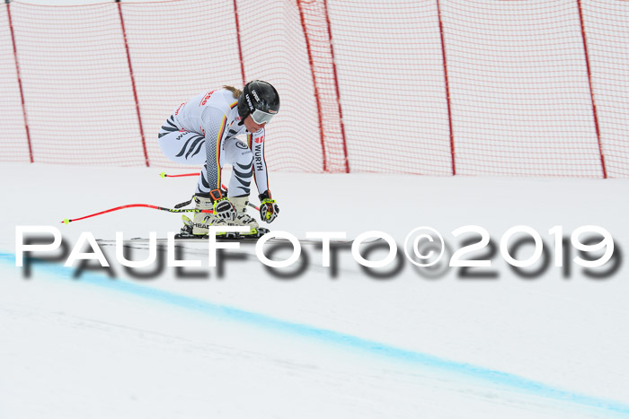 FIS, Int. Dt. Meisterschaft Abfahrt, Training, Damen + Herren, 19.03.2019