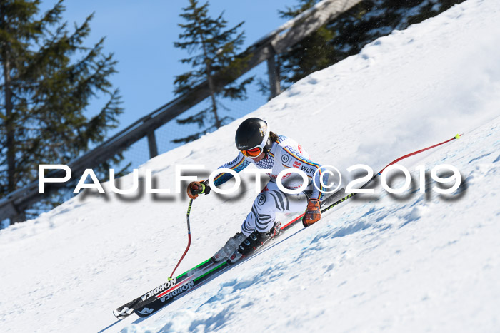 NJC Super-G, Damen + Herren, 21.03.2019