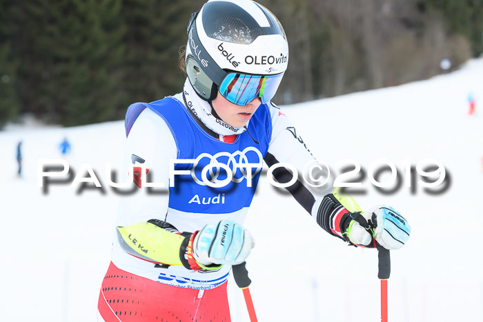 FIS Riesenslalom, ATA; Bay. Meisterschaft, Damen + Herren, 24.01.2020