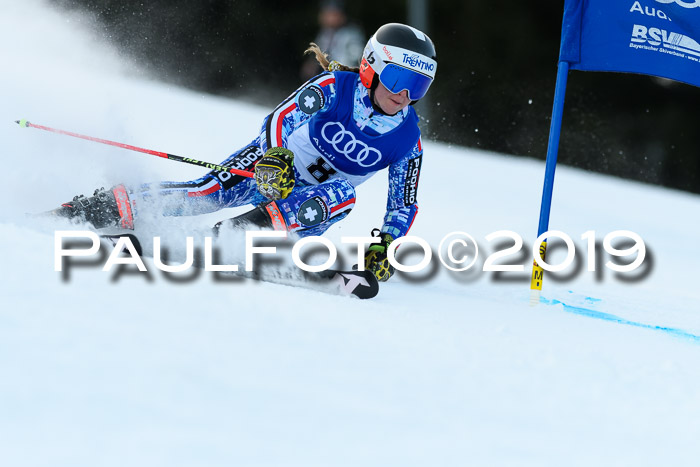 FIS Riesenslalom, ATA; Bay. Meisterschaft, Damen + Herren, 24.01.2020