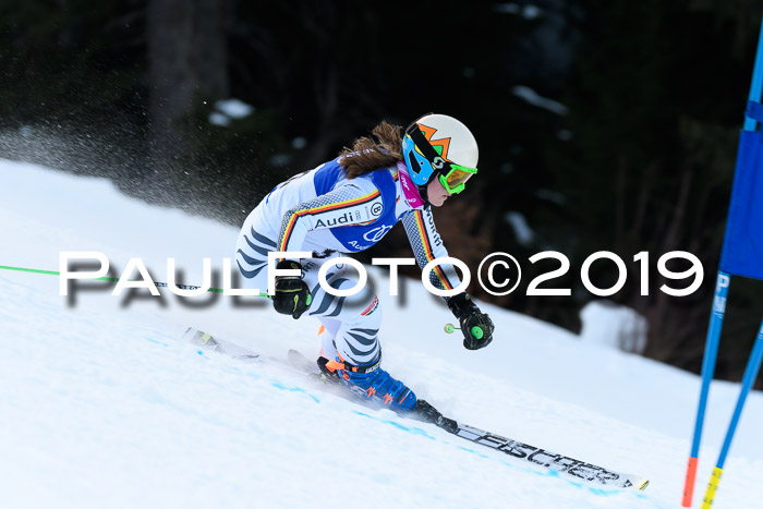 FIS Riesenslalom, ATA; Bay. Meisterschaft, Damen + Herren, 24.01.2020