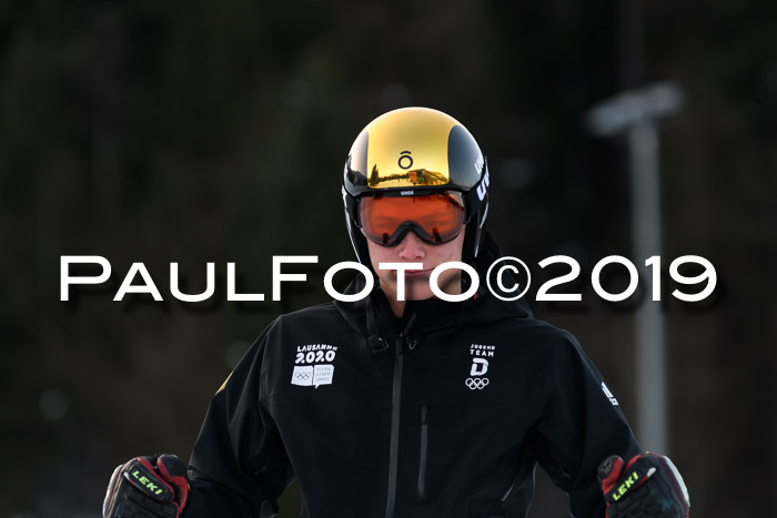 FIS Riesenslalom, ATA; Bay. Meisterschaft, Damen + Herren, 24.01.2020