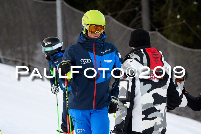 FIS Riesenslalom, ATA; Bay. Meisterschaft, Damen + Herren, 24.01.2020