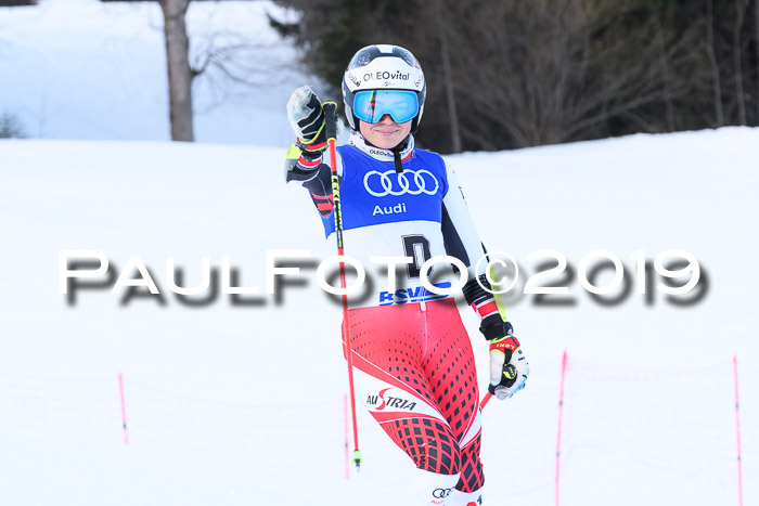 FIS Riesenslalom, ATA; Bay. Meisterschaft, Damen + Herren, 24.01.2020