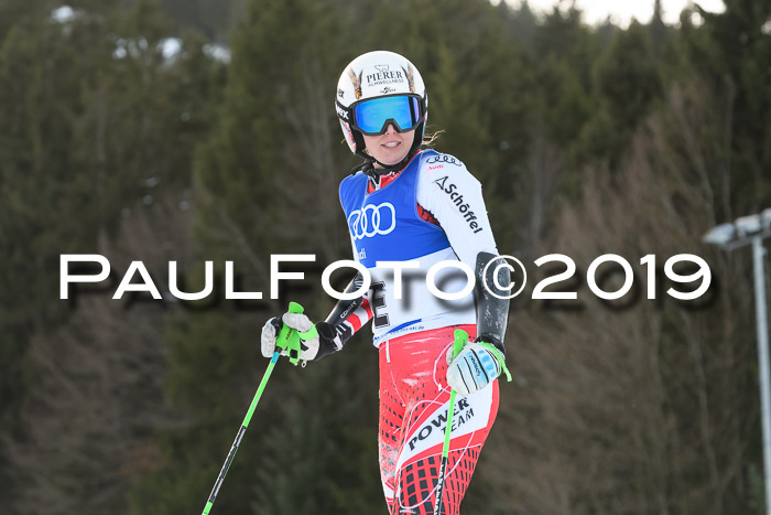 FIS Riesenslalom, ATA; Bay. Meisterschaft, Damen + Herren, 24.01.2020