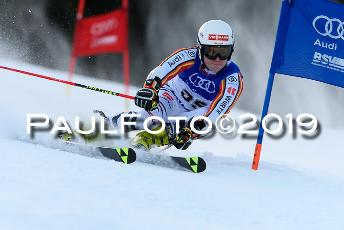 FIS Riesenslalom, ATA; Bay. Meisterschaft, Damen + Herren, 24.01.2020