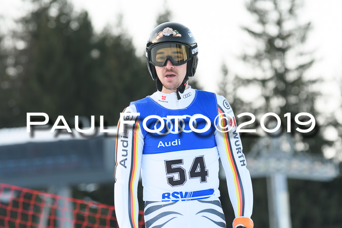 FIS Riesenslalom, ATA; Bay. Meisterschaft, Damen + Herren, 24.01.2020