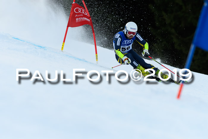 FIS Riesenslalom, ATA; Bay. Meisterschaft, Damen + Herren, 24.01.2020