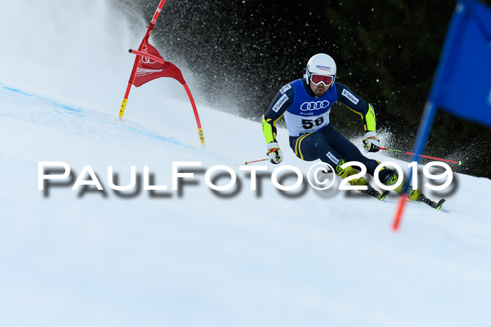 FIS Riesenslalom, ATA; Bay. Meisterschaft, Damen + Herren, 24.01.2020