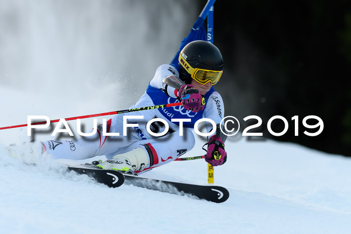 FIS Riesenslalom, ATA; Bay. Meisterschaft, Damen + Herren, 24.01.2020