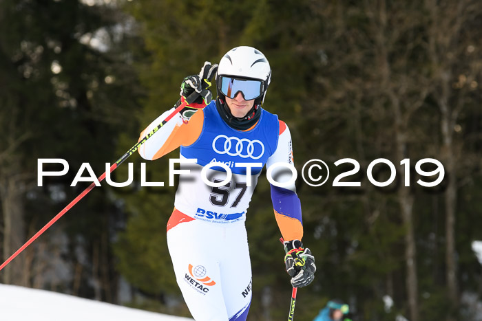 FIS Riesenslalom, ATA; Bay. Meisterschaft, Damen + Herren, 24.01.2020