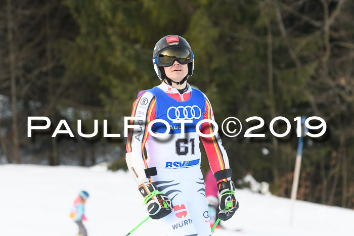 FIS Riesenslalom, ATA; Bay. Meisterschaft, Damen + Herren, 24.01.2020