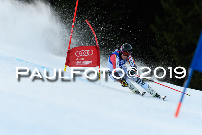 FIS Riesenslalom, ATA; Bay. Meisterschaft, Damen + Herren, 24.01.2020