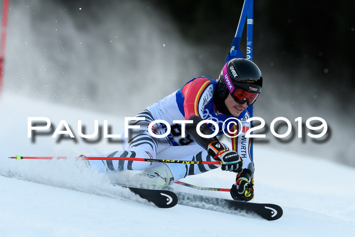 FIS Riesenslalom, ATA; Bay. Meisterschaft, Damen + Herren, 24.01.2020