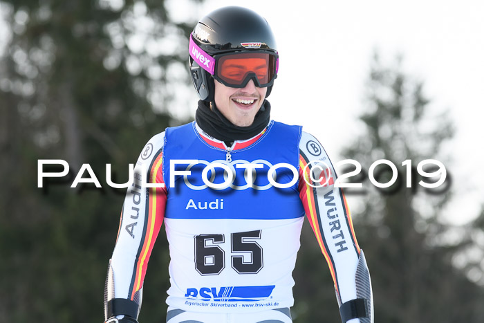 FIS Riesenslalom, ATA; Bay. Meisterschaft, Damen + Herren, 24.01.2020