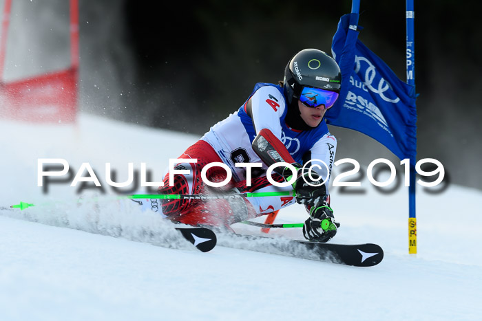 FIS Riesenslalom, ATA; Bay. Meisterschaft, Damen + Herren, 24.01.2020