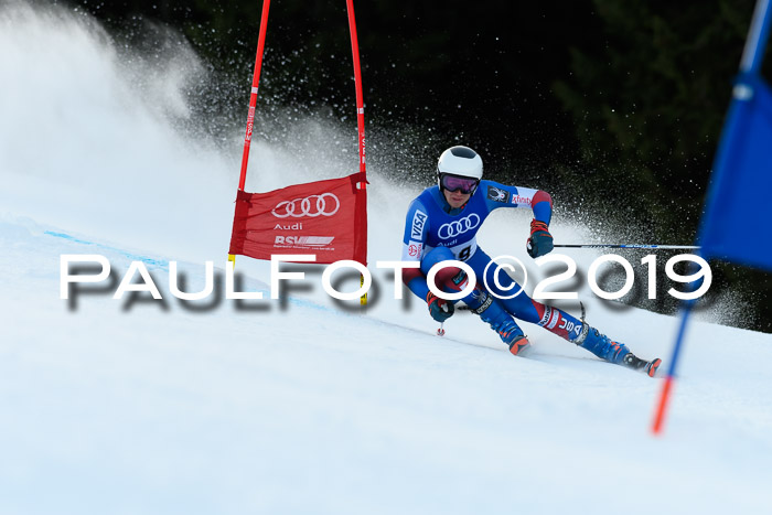 FIS Riesenslalom, ATA; Bay. Meisterschaft, Damen + Herren, 24.01.2020