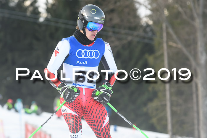 FIS Riesenslalom, ATA; Bay. Meisterschaft, Damen + Herren, 24.01.2020