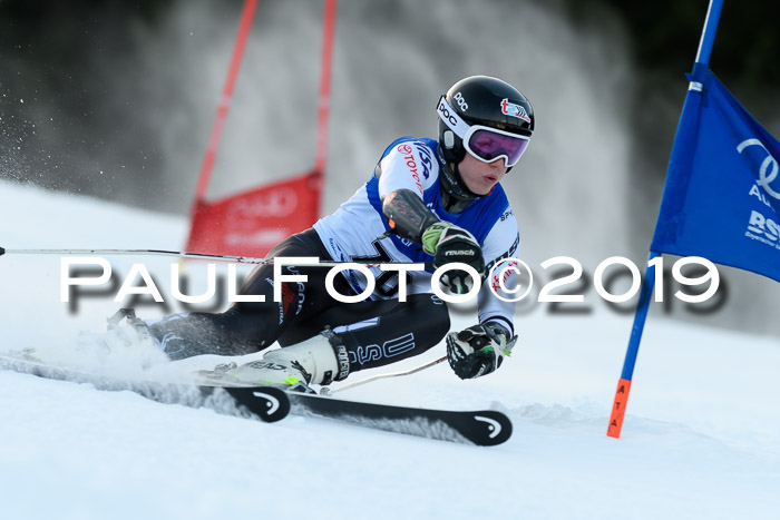 FIS Riesenslalom, ATA; Bay. Meisterschaft, Damen + Herren, 24.01.2020