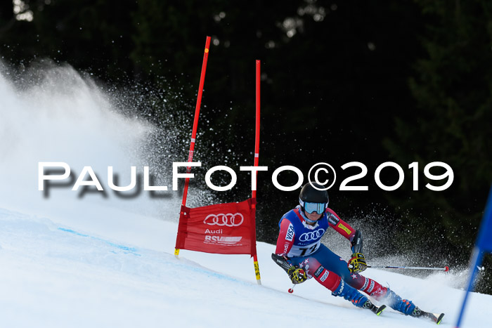 FIS Riesenslalom, ATA; Bay. Meisterschaft, Damen + Herren, 24.01.2020