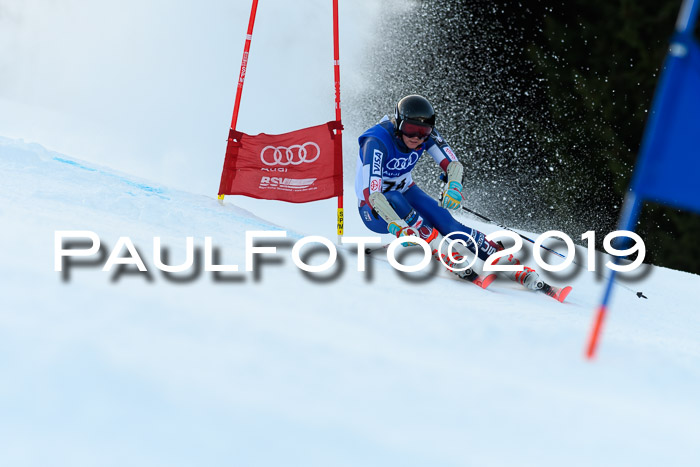 FIS Riesenslalom, ATA; Bay. Meisterschaft, Damen + Herren, 24.01.2020