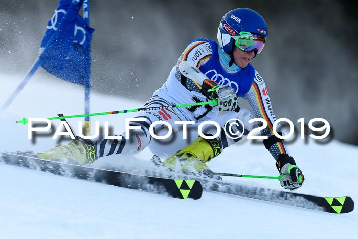 FIS Riesenslalom, ATA; Bay. Meisterschaft, Damen + Herren, 24.01.2020