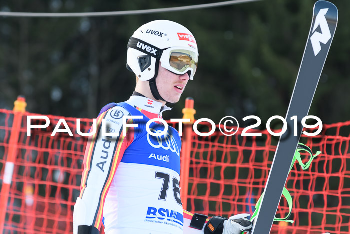 FIS Riesenslalom, ATA; Bay. Meisterschaft, Damen + Herren, 24.01.2020