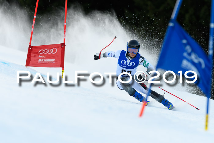 FIS Riesenslalom, ATA; Bay. Meisterschaft, Damen + Herren, 24.01.2020