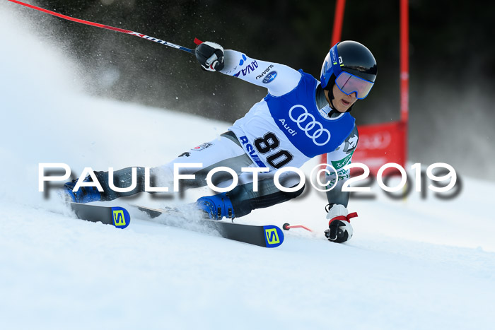 FIS Riesenslalom, ATA; Bay. Meisterschaft, Damen + Herren, 24.01.2020