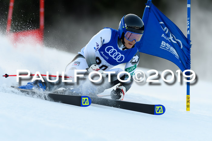 FIS Riesenslalom, ATA; Bay. Meisterschaft, Damen + Herren, 24.01.2020