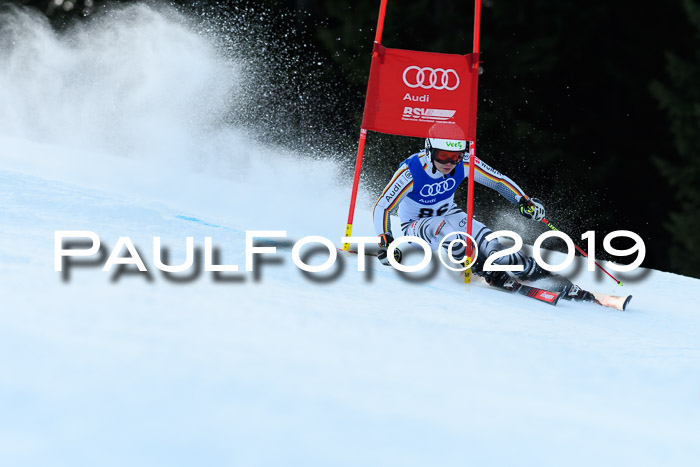 FIS Riesenslalom, ATA; Bay. Meisterschaft, Damen + Herren, 24.01.2020