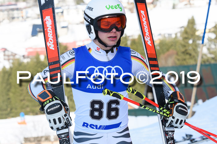 FIS Riesenslalom, ATA; Bay. Meisterschaft, Damen + Herren, 24.01.2020