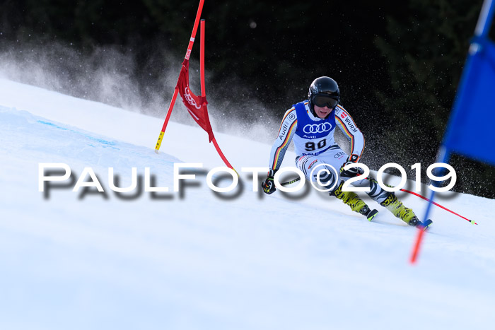 FIS Riesenslalom, ATA; Bay. Meisterschaft, Damen + Herren, 24.01.2020