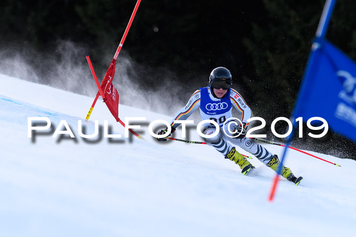 FIS Riesenslalom, ATA; Bay. Meisterschaft, Damen + Herren, 24.01.2020