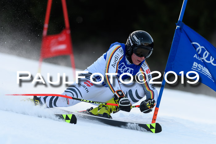 FIS Riesenslalom, ATA; Bay. Meisterschaft, Damen + Herren, 24.01.2020