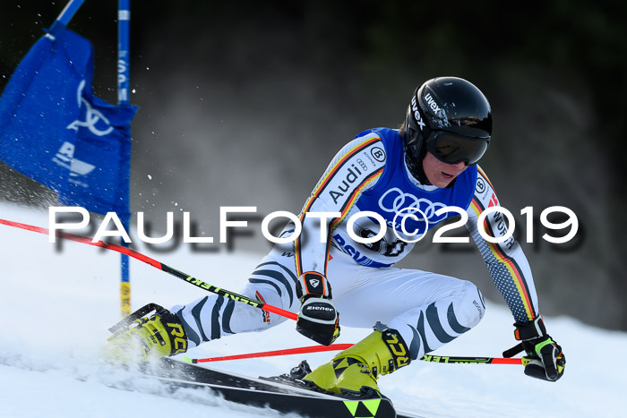 FIS Riesenslalom, ATA; Bay. Meisterschaft, Damen + Herren, 24.01.2020