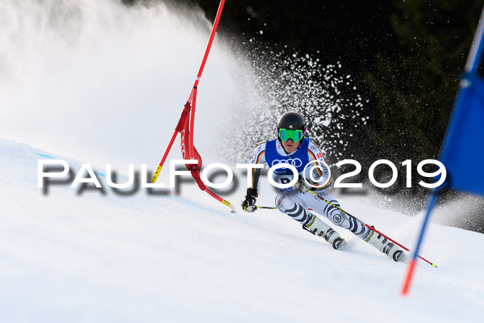 FIS Riesenslalom, ATA; Bay. Meisterschaft, Damen + Herren, 24.01.2020