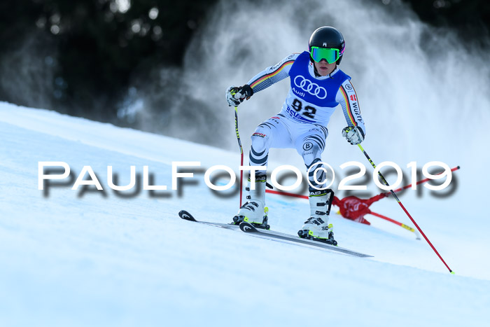 FIS Riesenslalom, ATA; Bay. Meisterschaft, Damen + Herren, 24.01.2020